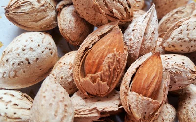 بادام کاغذی تازه؛ خام شور فلفلی سرکه ای درشت تقویت سیستم ایمنی بدن