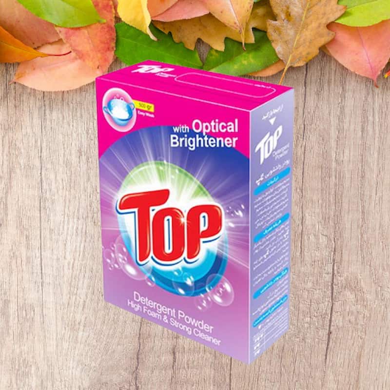 پودر لباسشویی تاپ؛ رایحه گل بهاری لکه زدایی بالا بسته بندی 5 10 کیلویی