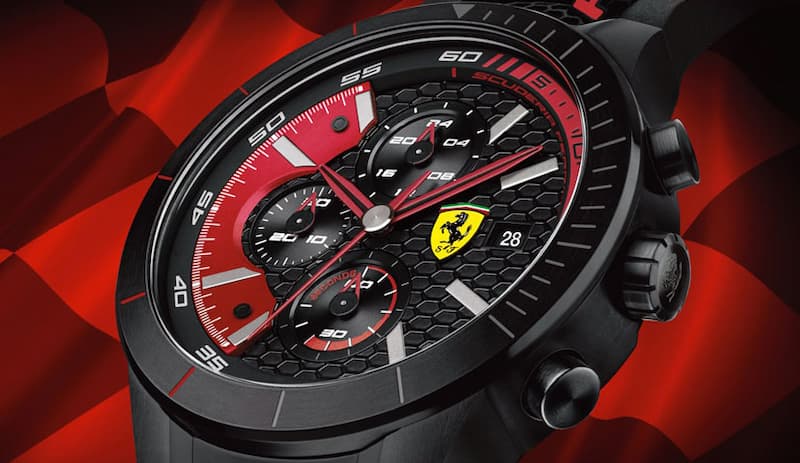 ساعت پسرانه فراری؛ اسپرت آنالوگ قاب 47 میلی متر ساخت ژاپن