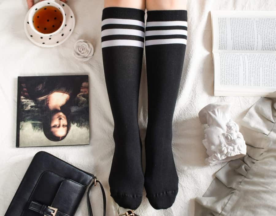 جوراب زیر زانو؛ مجلسی فانتزی ورزشی ضد حساسیت مقاومت بالا