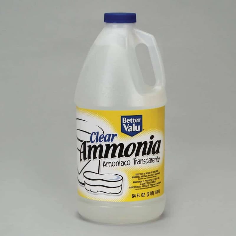 محلول آمونیاک خانگی؛ بی رنگ غلیظ رفع لکه خون چربی (5-25) درصد