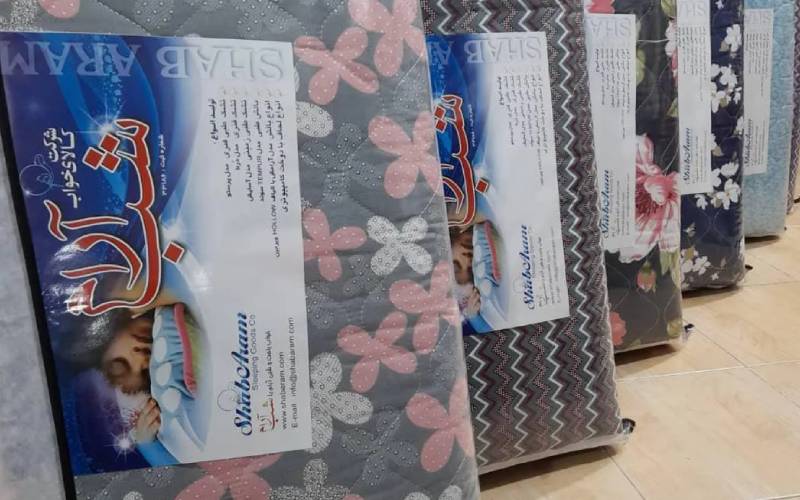 تشک مسافرتی شب آرام (کالای خواب) الیاف طبیعی سبک مناسب کوهنوردی سفر