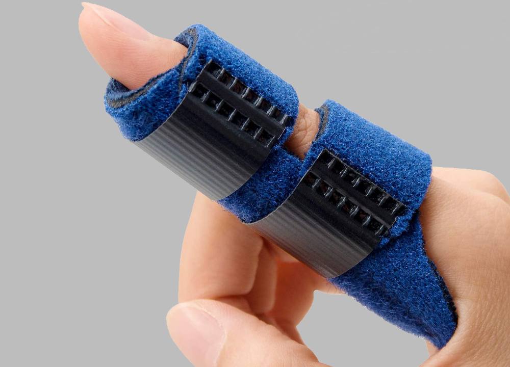 آتل انگشت دست (بریس) جنس میله آلومینیوم روکش پارچه ای مقاوم