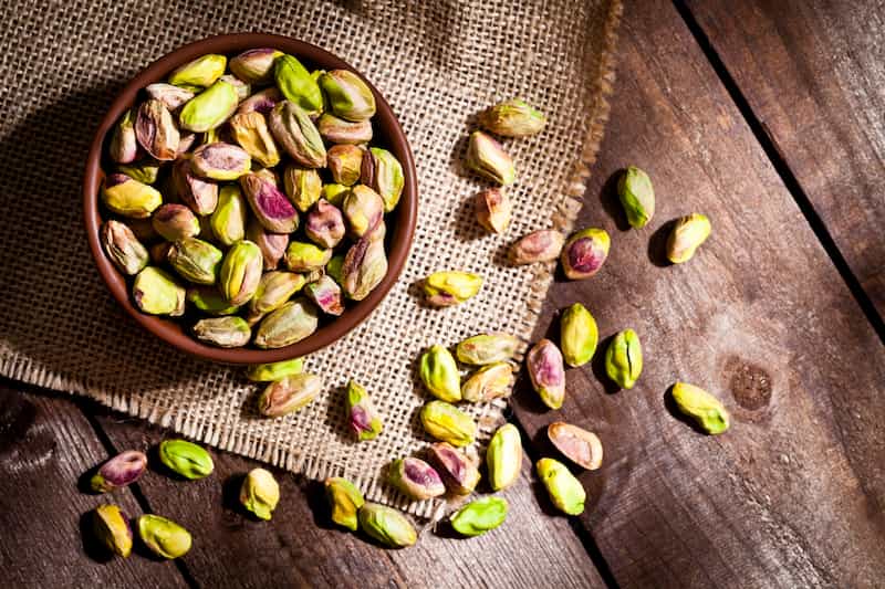 پسته تازه کرمان؛ طبع گرم خشک حاوی فیبر آهن آنتی اکسیدان درمان فشار خون