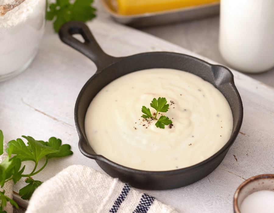 سس فرانسوی کیلویی؛ چاشنی سالاد ساندویچ سرد گرم وزن 8 کیلویی