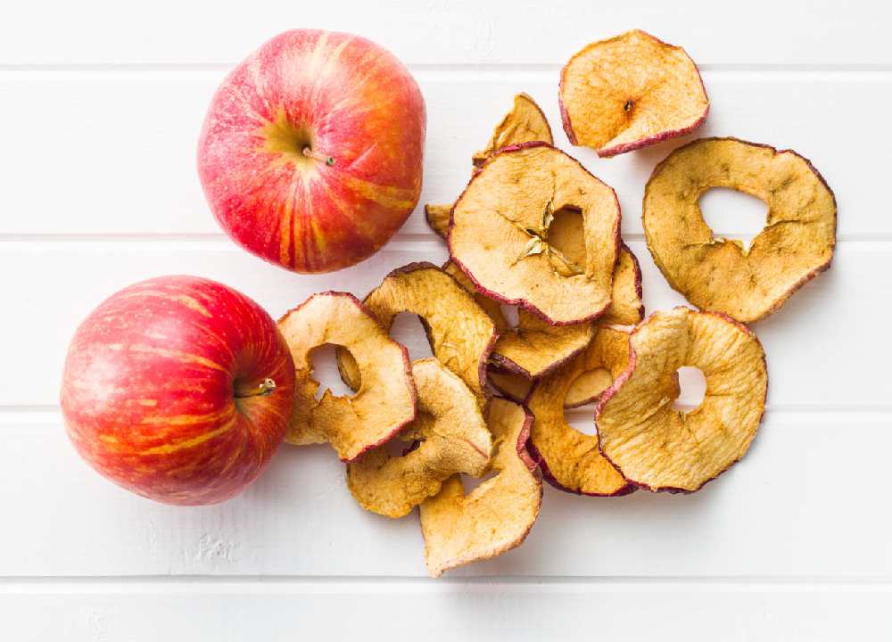 سیب خشک فله (میوه خشک) قرمز زرد سبز سلامت قلب حاوی Vitamin C