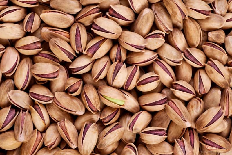 پسته اکبری خشک؛ خام نمکی درشت کشیده بهبود عملکرد قلب بینایی Pistachio