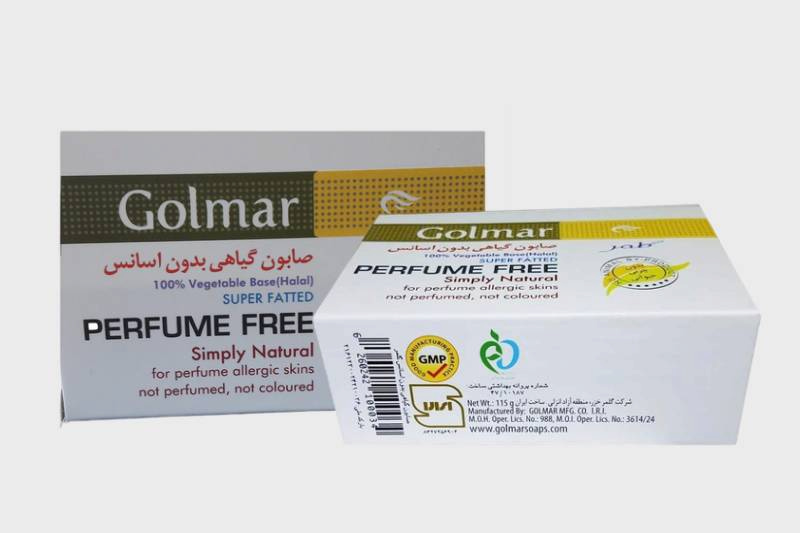 صابون گیاهی بدون اسانس گلمر؛ درمان اگزما شادابی پوست حساس