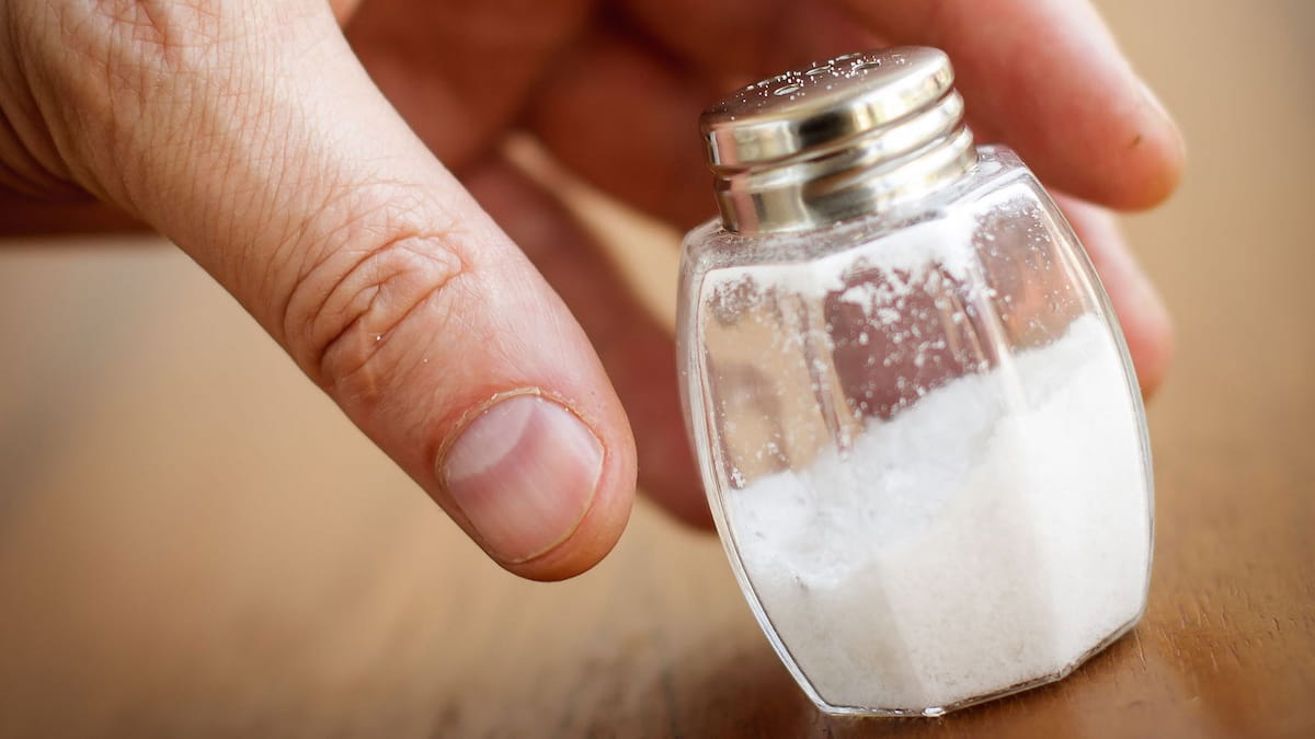 نمک قوطی؛ یددار صورتی یون سدیم کلر (100 200) گرمی خالص