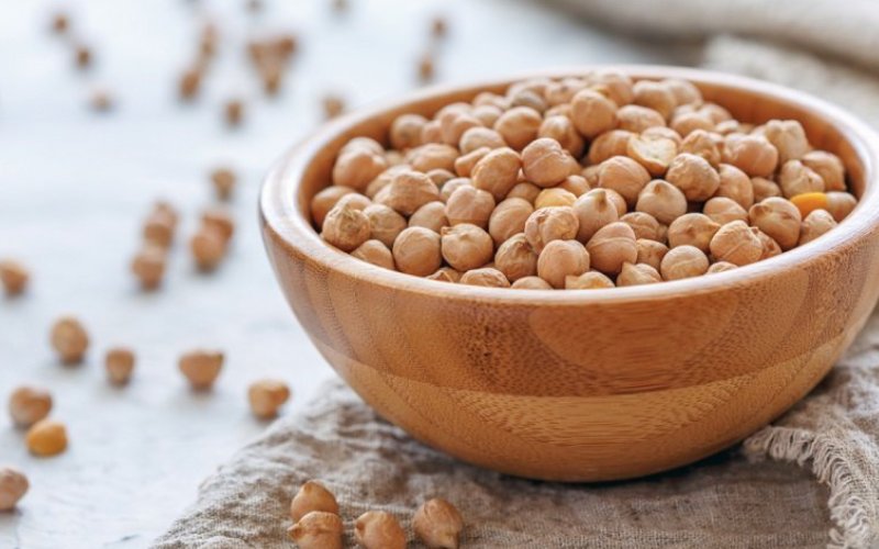 نخود درشت صادراتی (حبوبات) کنسروی خشک شده تازه سبز حاوی فسفر Vitamin