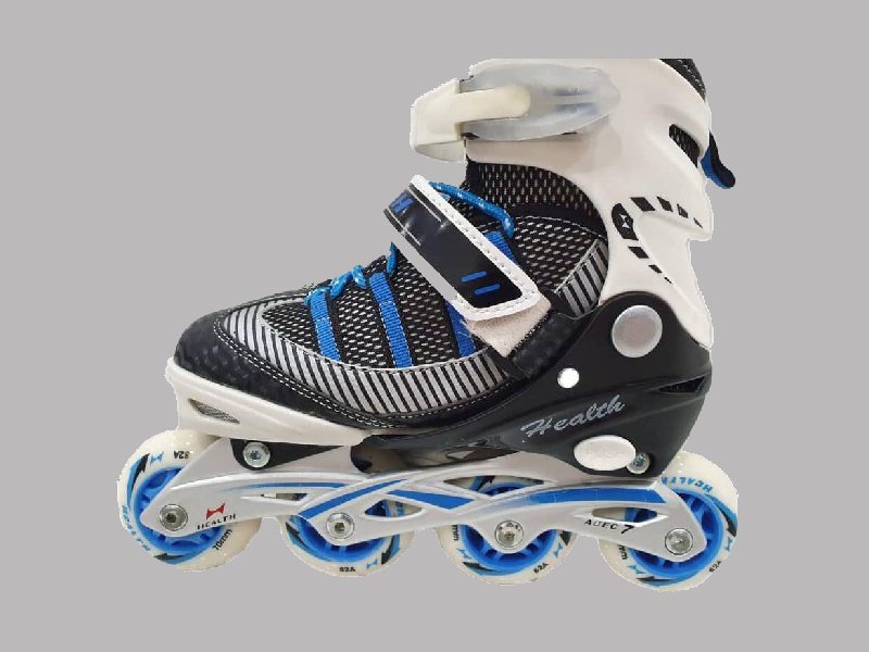 کفش اسکیت health؛جنس پلاستیک PVC محکم سایز بندی مختلف قابل تنظیم