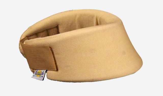 آتل گردن (بریس طبی) ابری لاستیکی کتان 3 سایز کوچک متوسط بزرگ