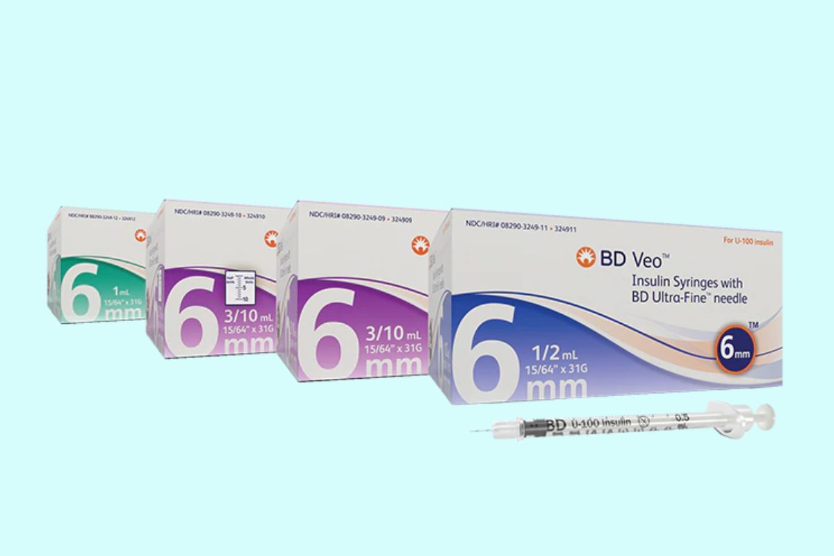 سرسوزن انسولین بی دی؛ نازک پوشش سیلیکونی کیفیت بالا BD insulin