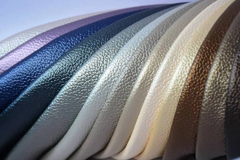 چرم اکلیلی؛ ساده طرحدار 2 کاربرد روکش صندلی پوشاک