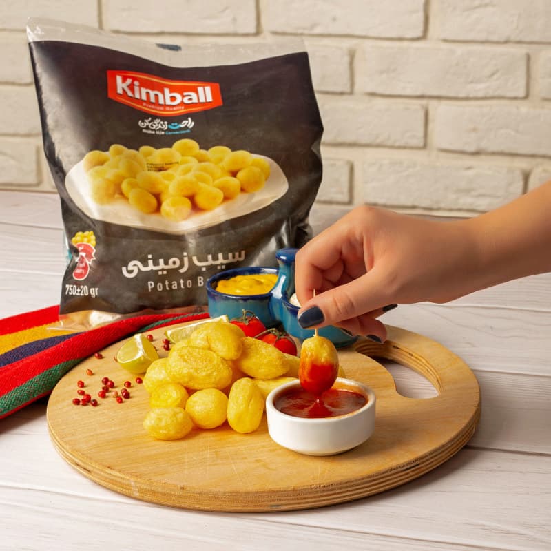 سیب زمینی نیمه اماده کیمبال؛ طعم خانگی ماندگاری بالا بهبود عملکرد گوارش