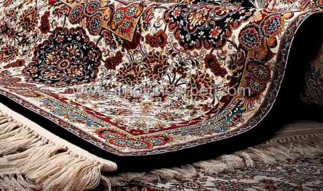 فرش 6 متری نگین مشهد 700 شانه (قالی) گرد مستطیل بیضی الیاف مصنوعی