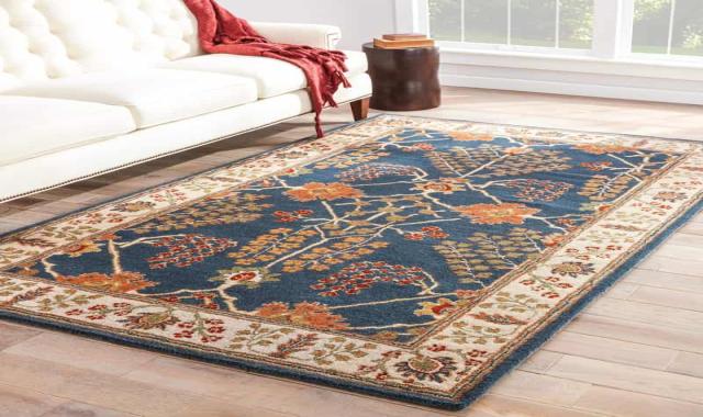 فرش پاتریس 1200 شانه 6متری؛ افشان آوینا رنگ (کرم طوسی آبی)