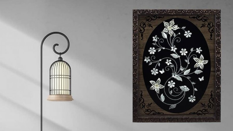 تابلو طرح نقره اصفهان؛ شیشه ای چوبی فلزی دارای آلیاژ ضد آب بادوام