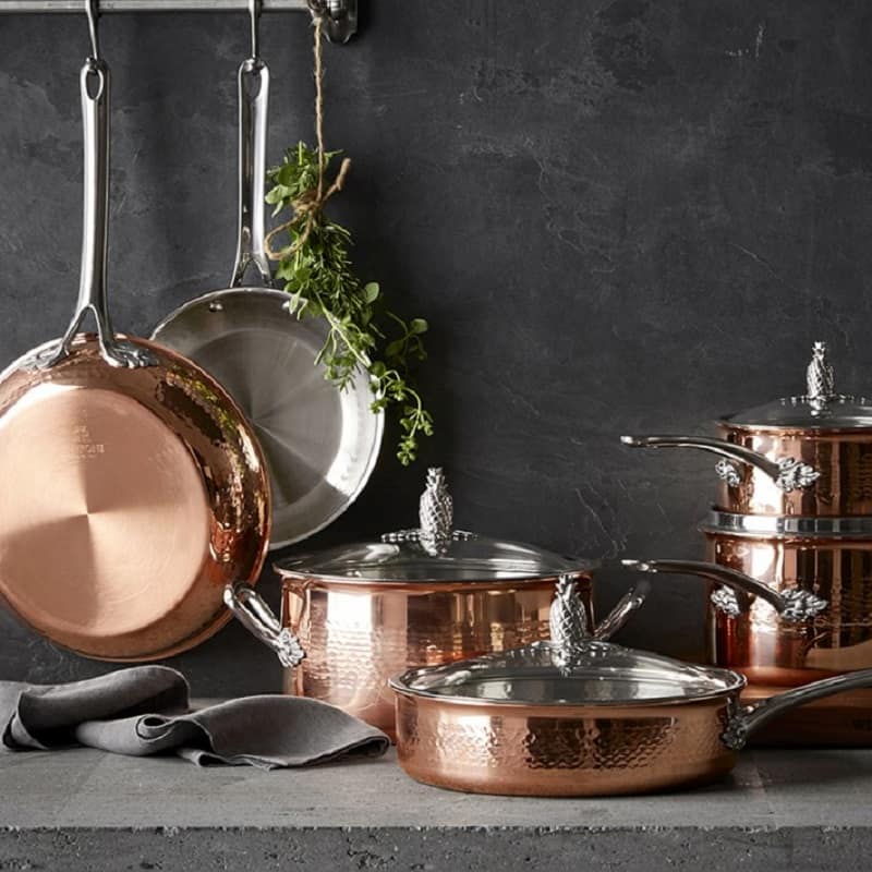 ظروف مسی در بازار کرمان؛ پارچ استکان قابلمه دارای قابلیت بازیافت ترمیم