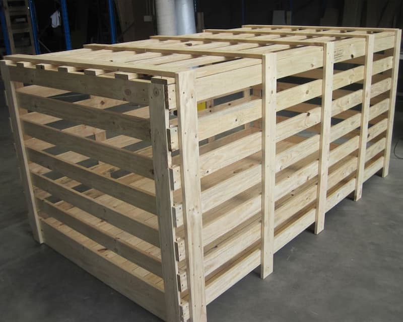 پالت چوبی حمل و نقل؛ جنس راش روسی تحمل وزن 4 تن