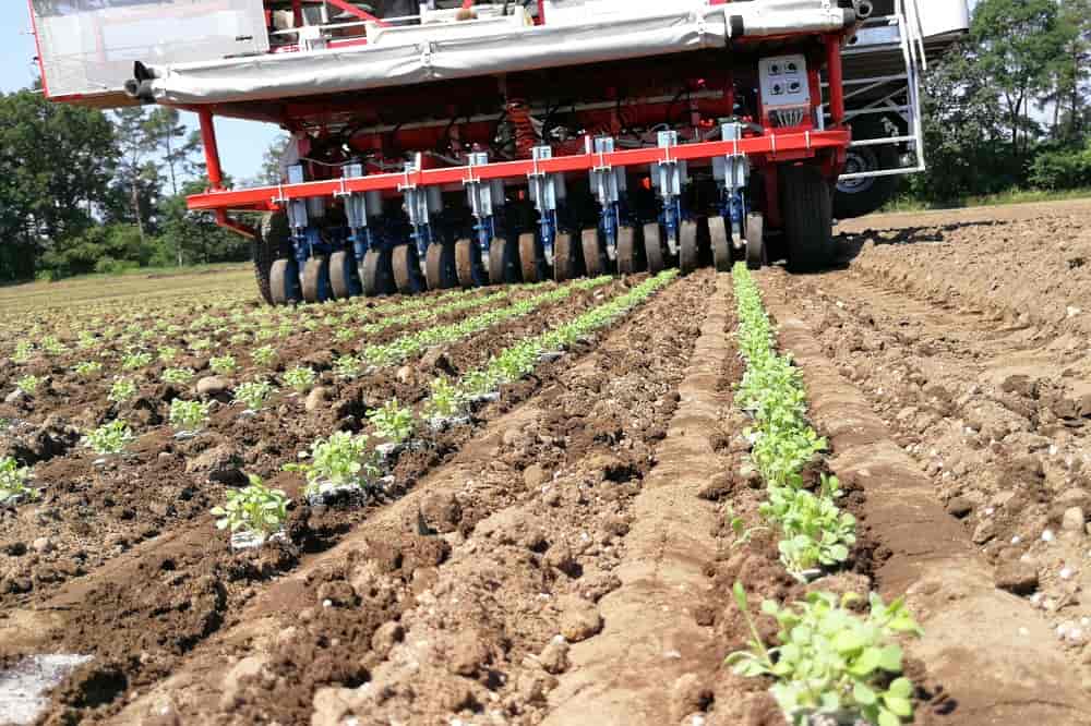 بذرکار صیفی جات؛ فلز آهن فولاد طول عرض (320 220 cm) وزن 1000 kg