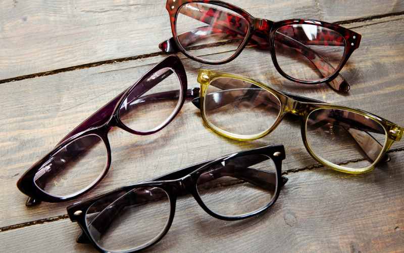 فریم عینک المانی (قاب) طبی ساده 2 رنگ مشکی سفید بسیار راحت