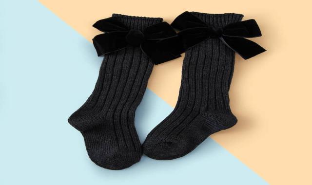 جوراب ساق دار دخترانه؛ کش پهن محکم ضد حساسیت آلرژی تعریق