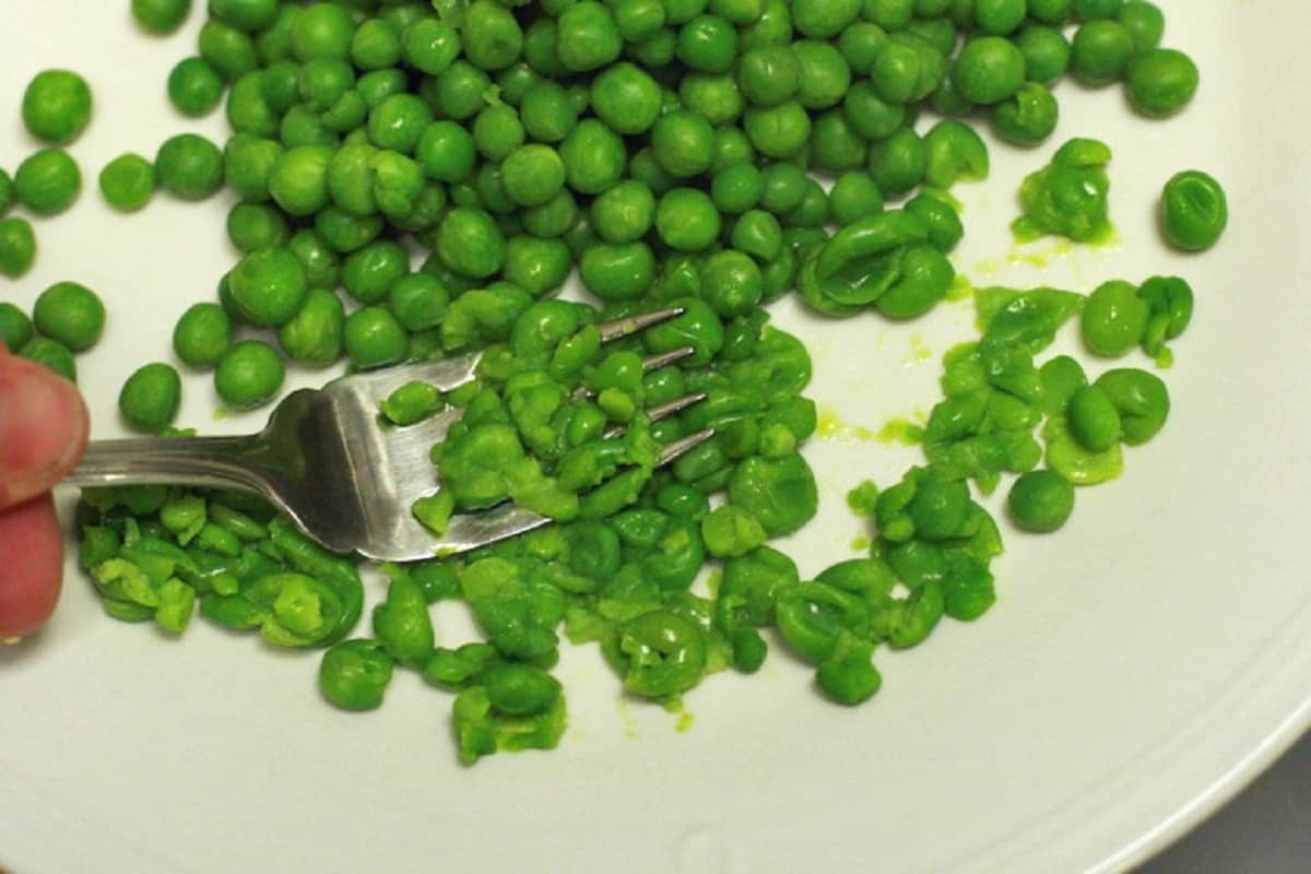 نخود فرنگی پاک نشده؛ سبز گیاهان دولپه ای potassium Protein