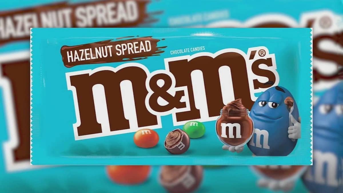 شکلات ام اند ام؛ آبی قهوه ای سبز کرمی زرد 2 طعم تمشکی نعنایی