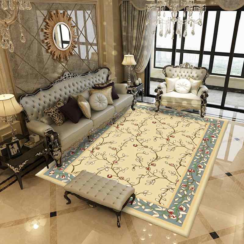 فرش 12 متری عرش (قالی) کلاسیک مدرن سنتی 3 رنگ طوسی کرم زرد