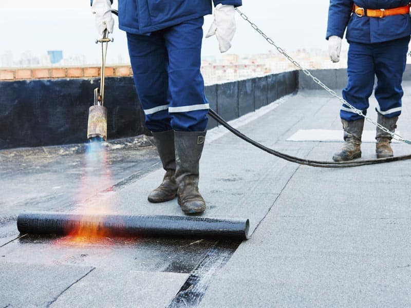 ایزوگام هموار گستر؛ استخری پلی استر قیر پشم شیشه 4 میلی متری