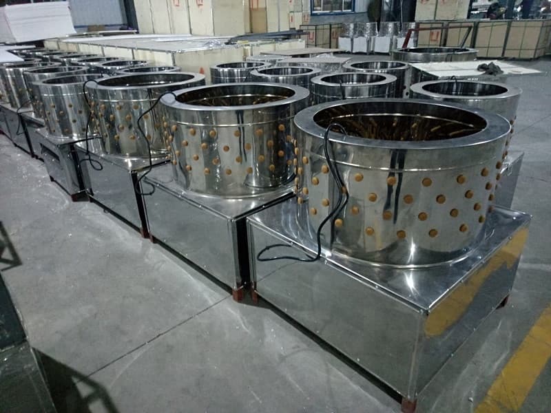 دستگاه پوست کن مرغ؛ اتوماتیک استیل ضد زنگ 6 12 کیلویی