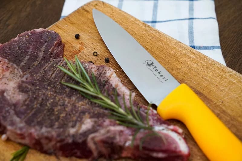 چاقو طاهری؛ سرآشپز کبابی سلاخی ضد زنگ خوردگی مناسب کمپ کوهنوردی