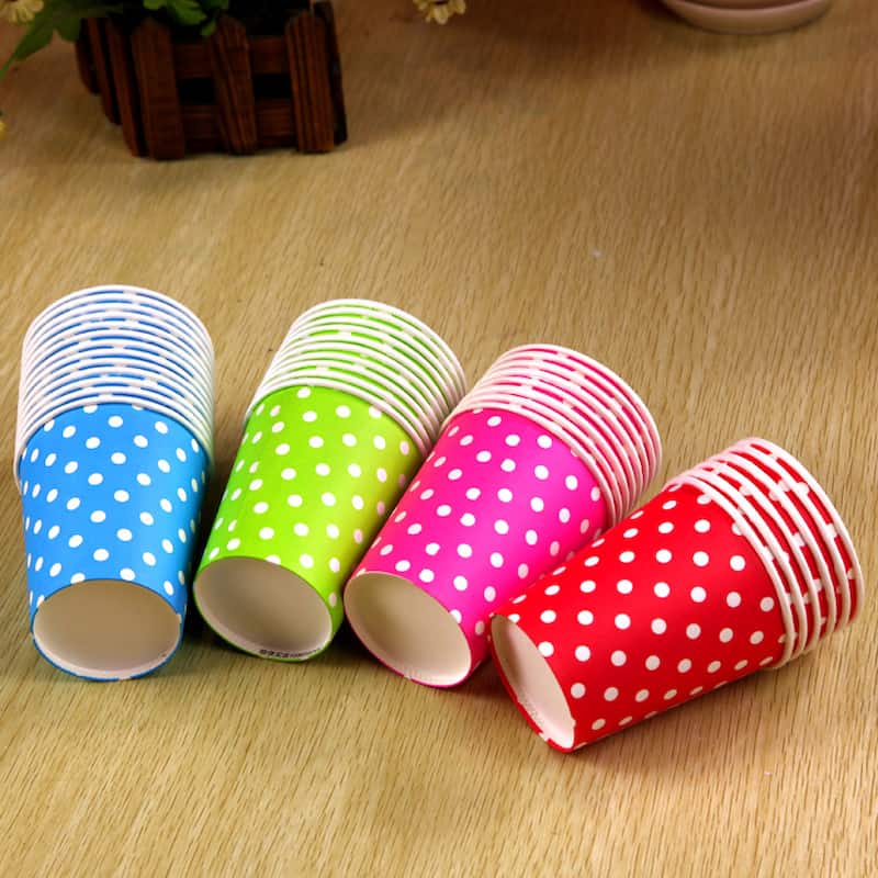 لیوان یکبار مصرف کاغذی؛ جنس سلولزی مقاومت بالا بسته بندی (50 100)