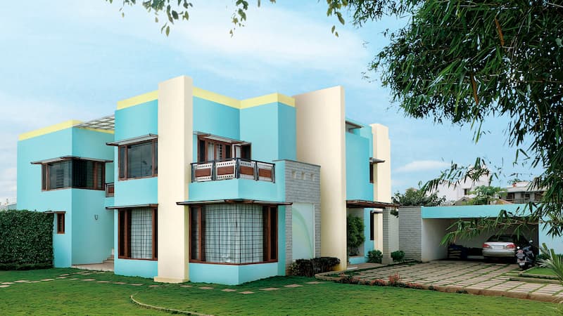 رنگ ساختمان لاکچری؛ پلاستیکی روغنی نانو اکریلیک قوطی سطلی