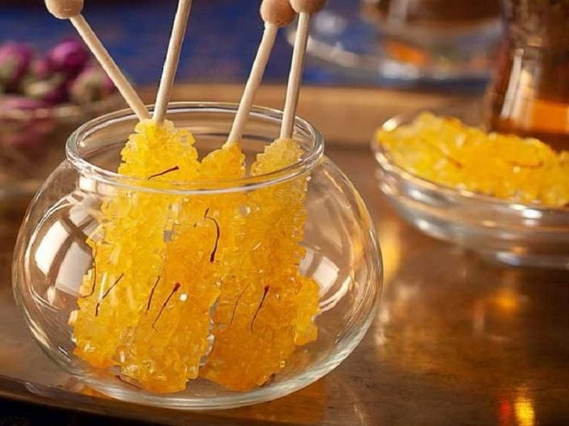 شاخه نبات عباس قادری؛ قرمز زرد سبز 3 طعم تند شیرین تلخ