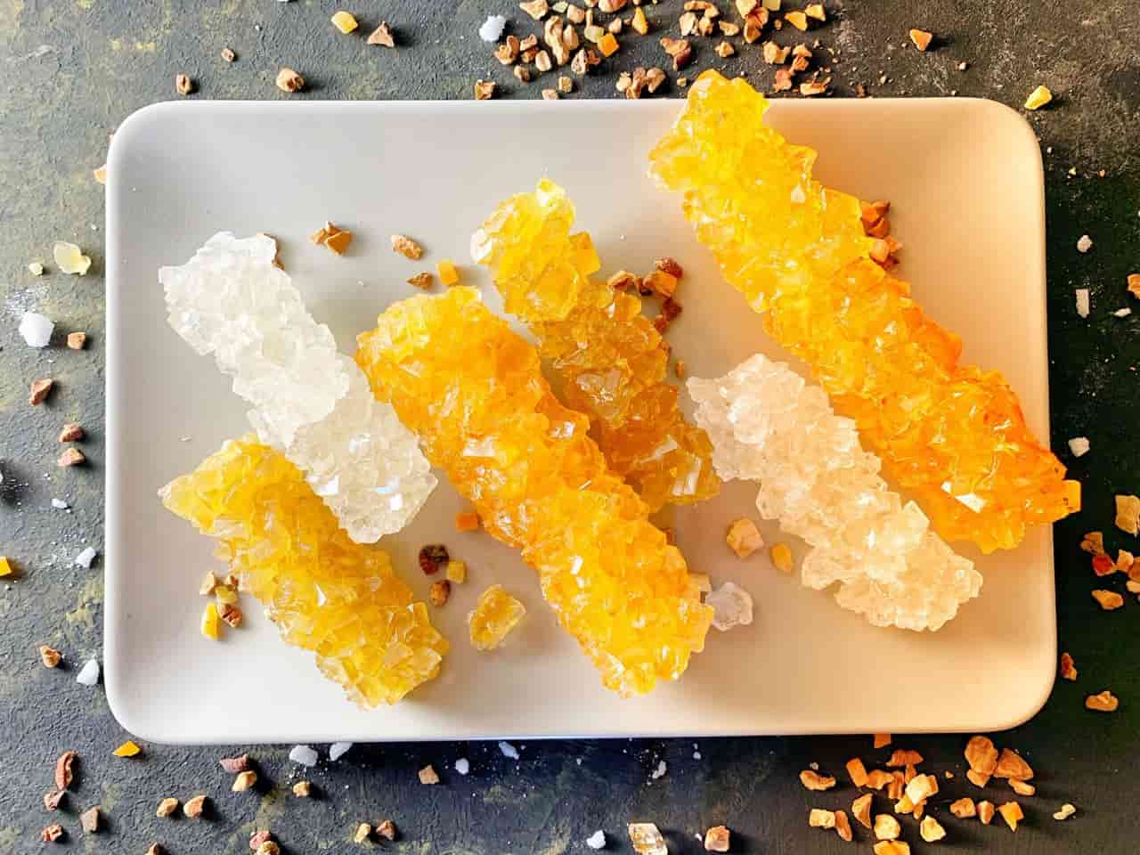 نبات چوبی سلفون دار؛ زعفرانی دارچینی لیمویی شیراز Cellophane lollipops