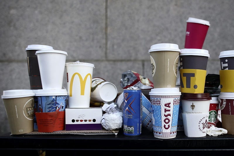 ظروف یکبار مصرف قهوه؛ درب دار بدون درب 3 جنس پلاستیکی کاغذی پلی اتیلن