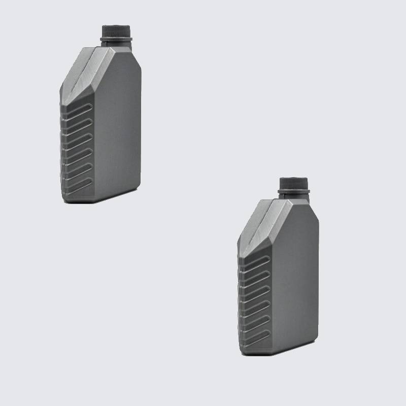 گالن پلاستیکی صنعتی؛ فلزی 2 رنگ آبی سفید مناسب حمل نفت مقاوم