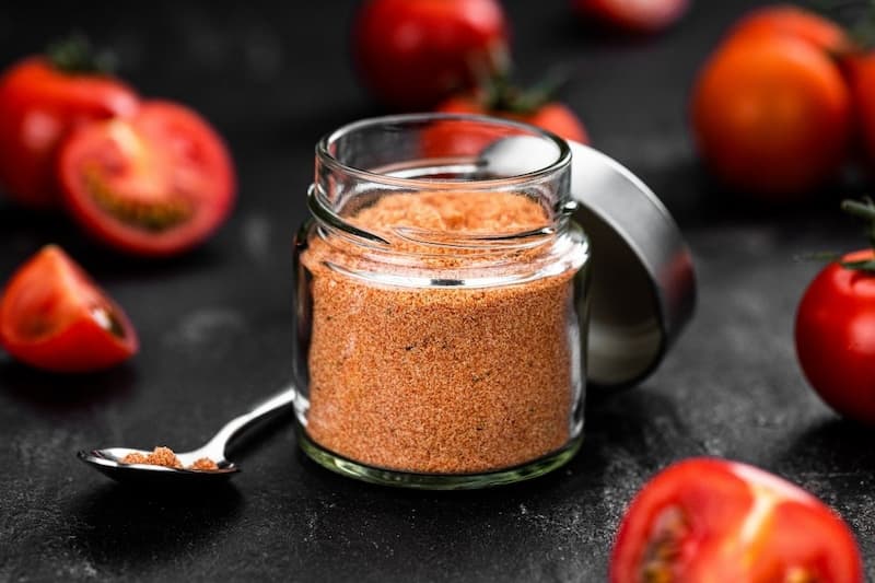 پودر گوجه فرنگی 200 گرمی؛ رنگ دهنده غذا تقویت بینایی شادابی پوست