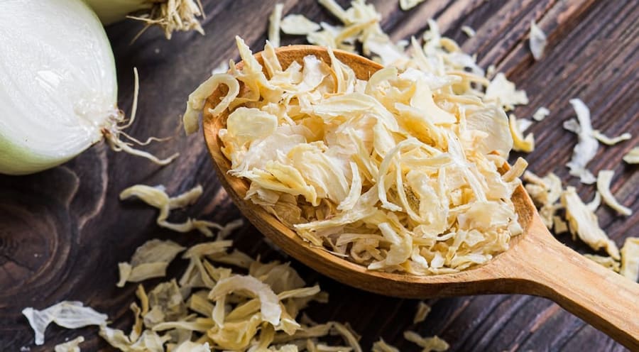 پیاز خشک سفید؛ خلالی حبه ای رنده شده پودری وزن (250 500) گرمی