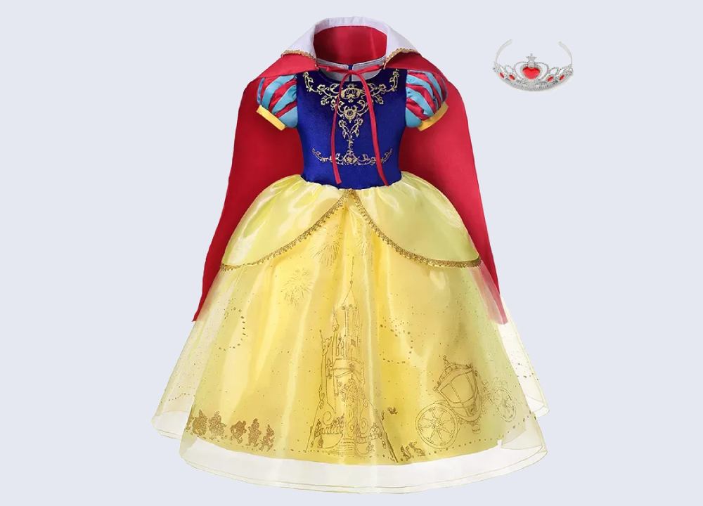 پوشاک بچه گانه سفید برفی؛ مجلسی خانگی جنس الیاف طبیعی ضد تعریق