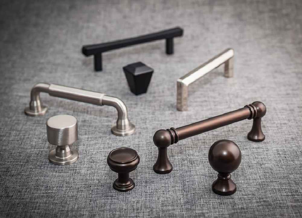 دستگیره کابینت قهوه ای؛ آلومینیومی سرامیکی پلاستیکی دارای سایز متنوع