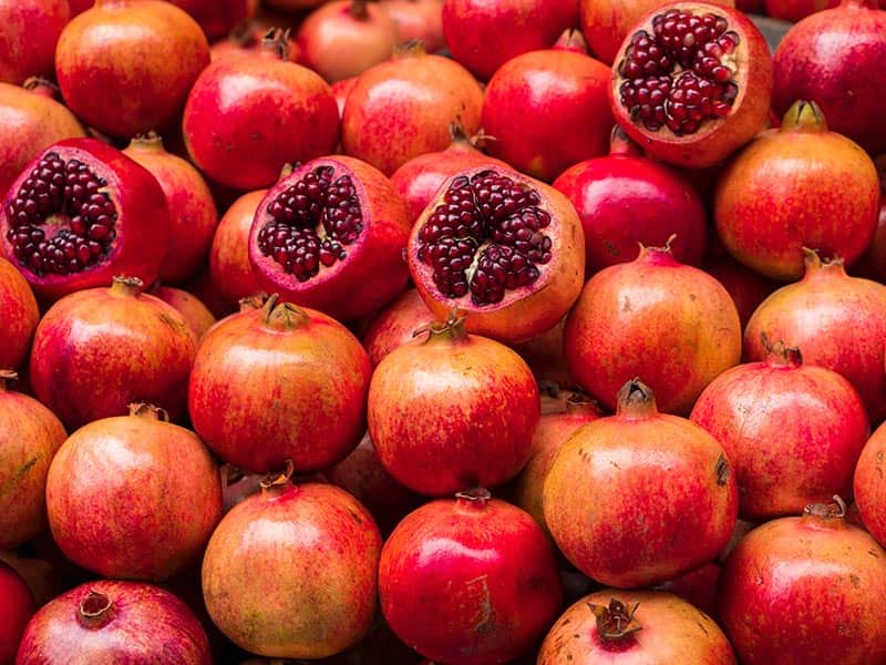 انار شیرین برای سرفه؛ قرمز کلسیم منیزیم پتاسیم Antioxidants