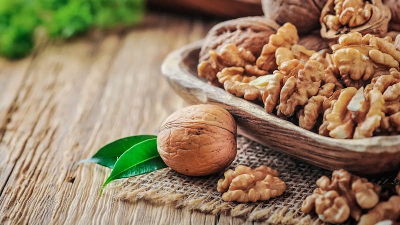 گردو تفت داده؛ فیبر کلسیم منیزیم سلامت قلب فله کیلویی