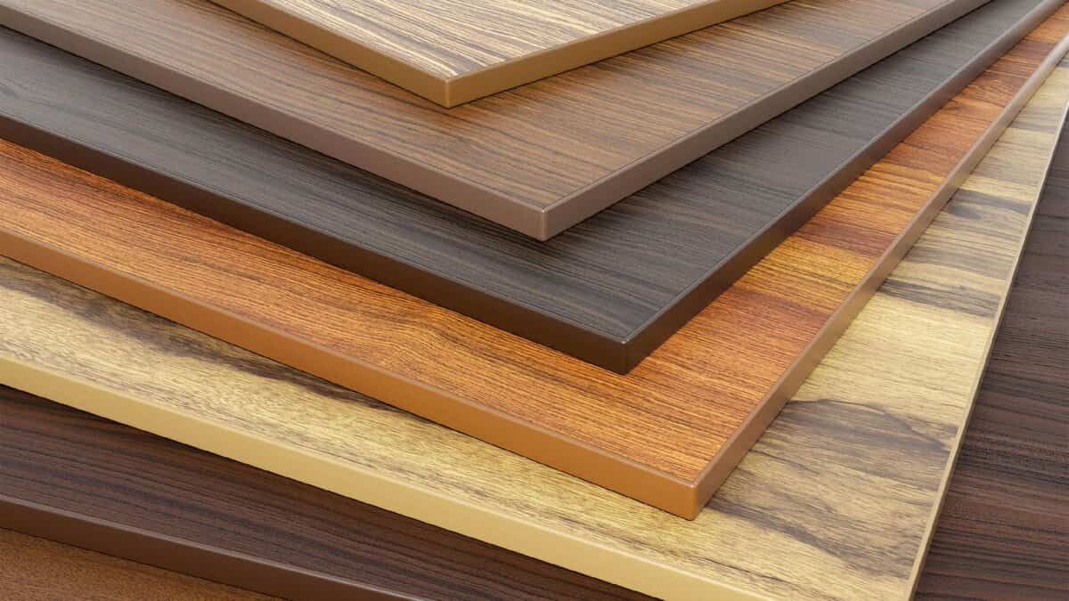 ام دی اف گردویی روشن؛ طرح چوب سنگ بتن ضد آب رنگ ثابت