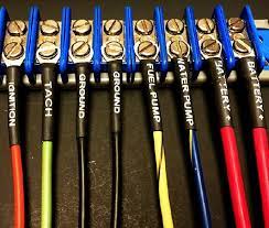 سیم و کابل خودرویی؛ جریان عبور برق سفید آبی قرمز 2 متر