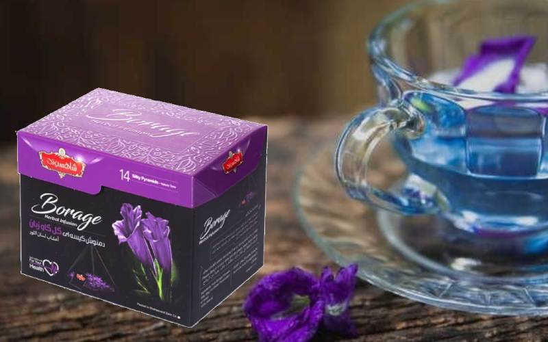 گل گاو زبان شاهسوند (گیاه دارویی) بنفش آرام بخش حاوی ویتامین C