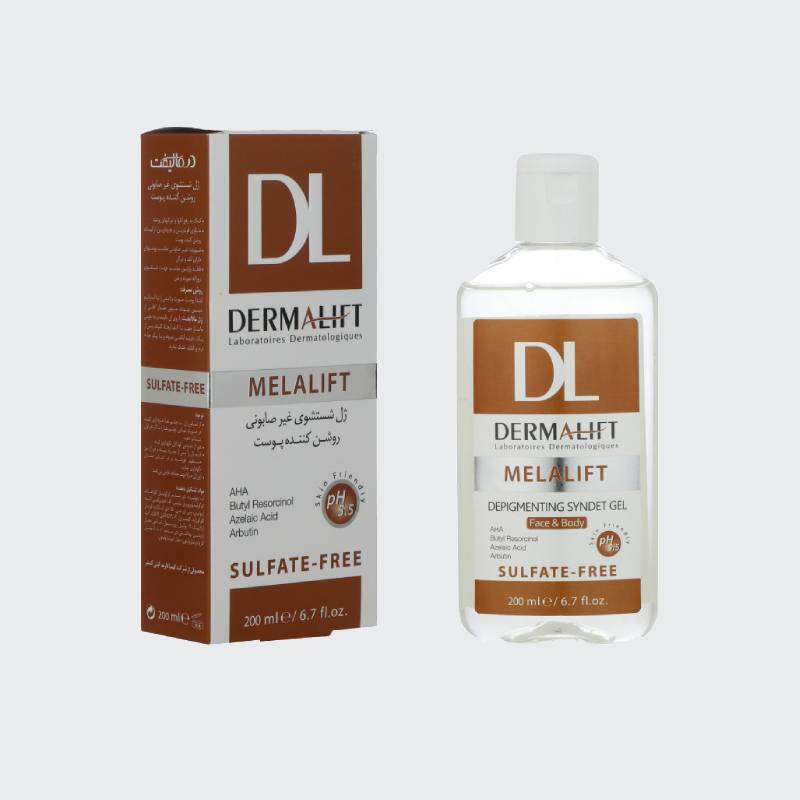 شوینده صورت درمالیفت؛ فومی ژل ضدلک پوست (خشک چرب) DERMALIFT