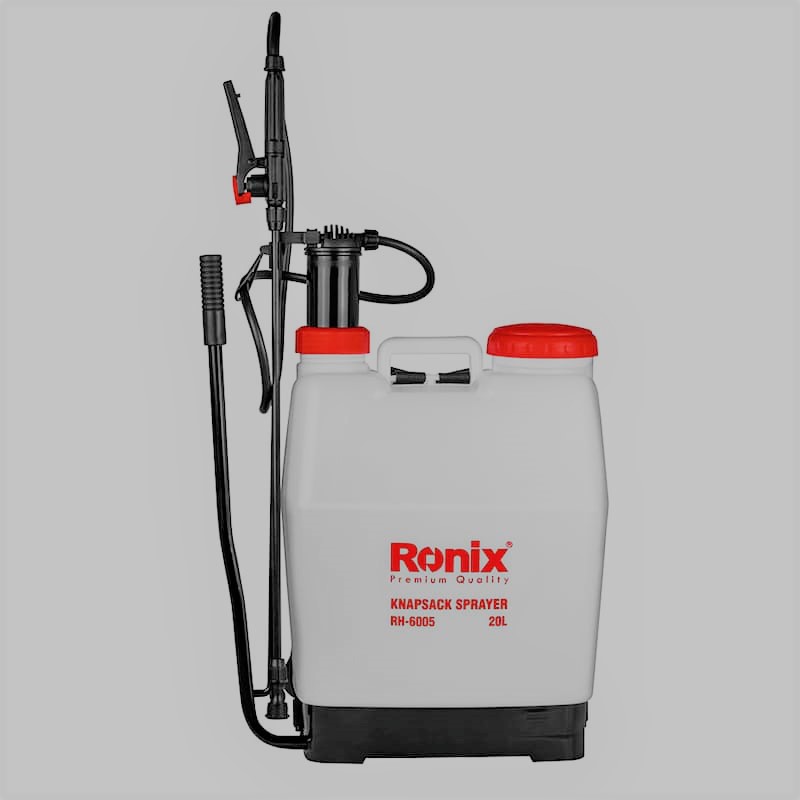 سمپاش موتوری رونیکس؛ کم مصرف لوله انعطاف پذیر دارای مخزن